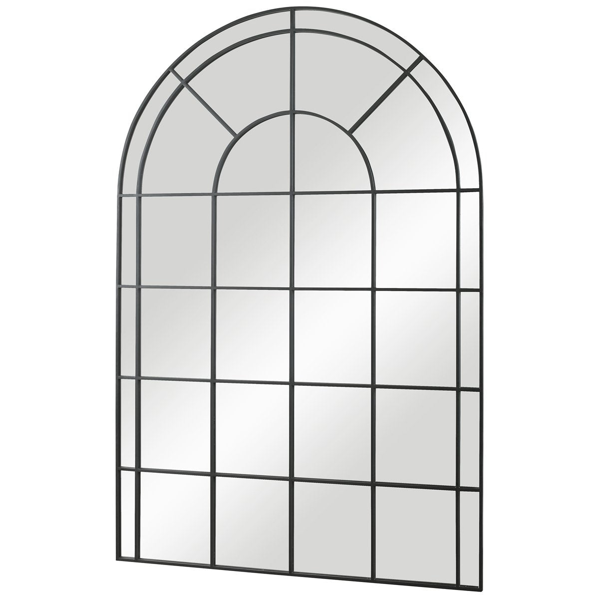 Miroir en fer noir à arche Grantola de Uttermost