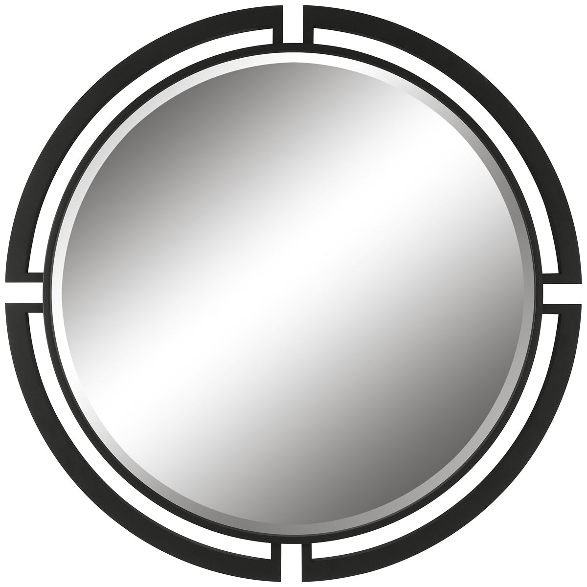 Miroir rond moderne Uttermost Quadrant