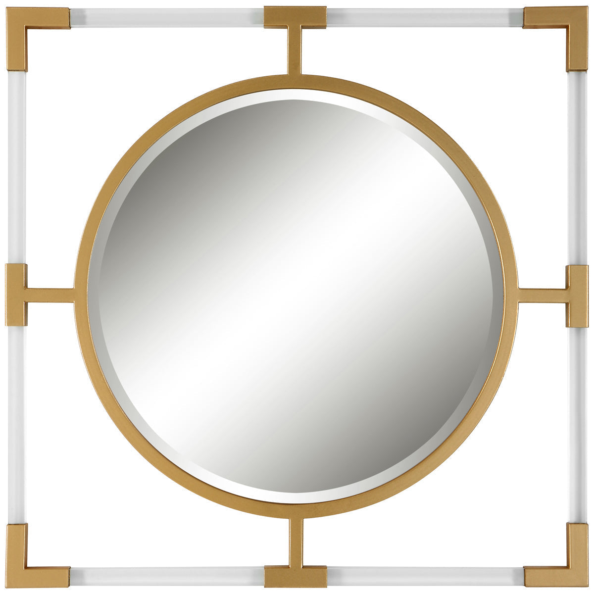 Petit miroir doré Uttermost Balkan