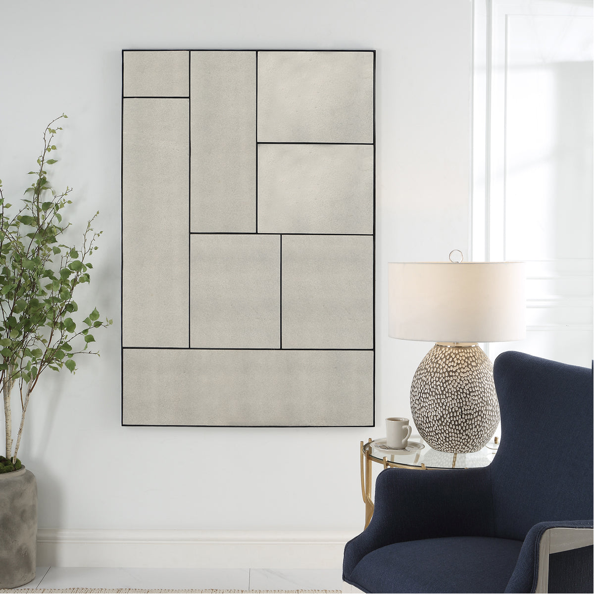 Miroir surdimensionné en forme de pièce de puzzle ultime