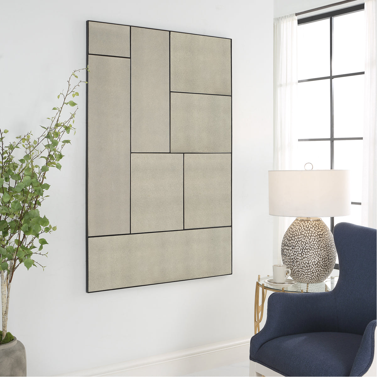 Miroir surdimensionné en forme de pièce de puzzle ultime