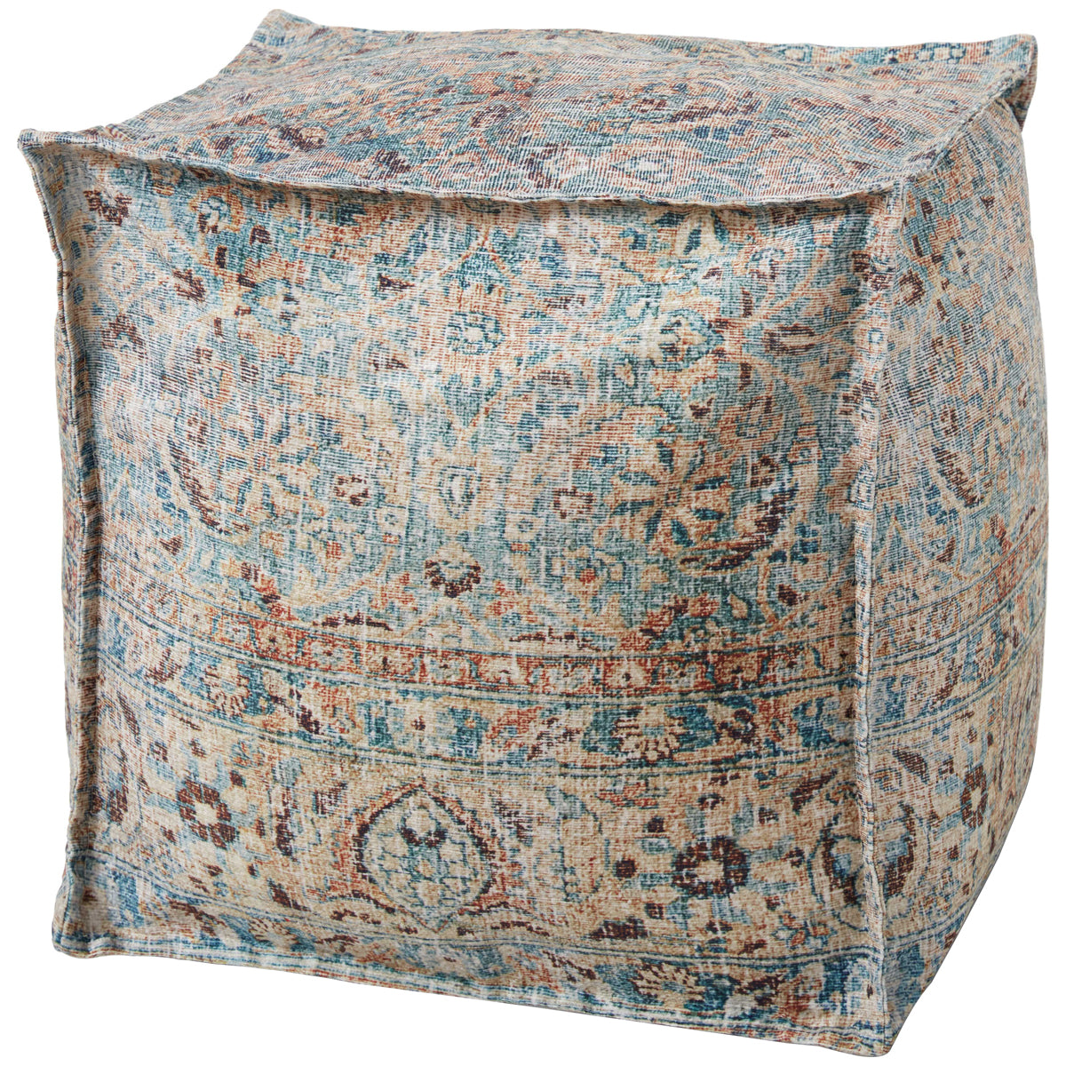 Pouf tissé à la machine Loloi LPF0025