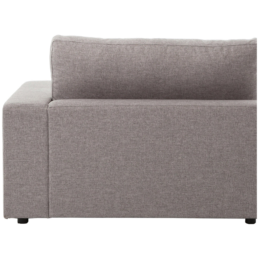 Canapé sectionnel 6 pièces en étain avec pouf Four Hands Atelier Bloor