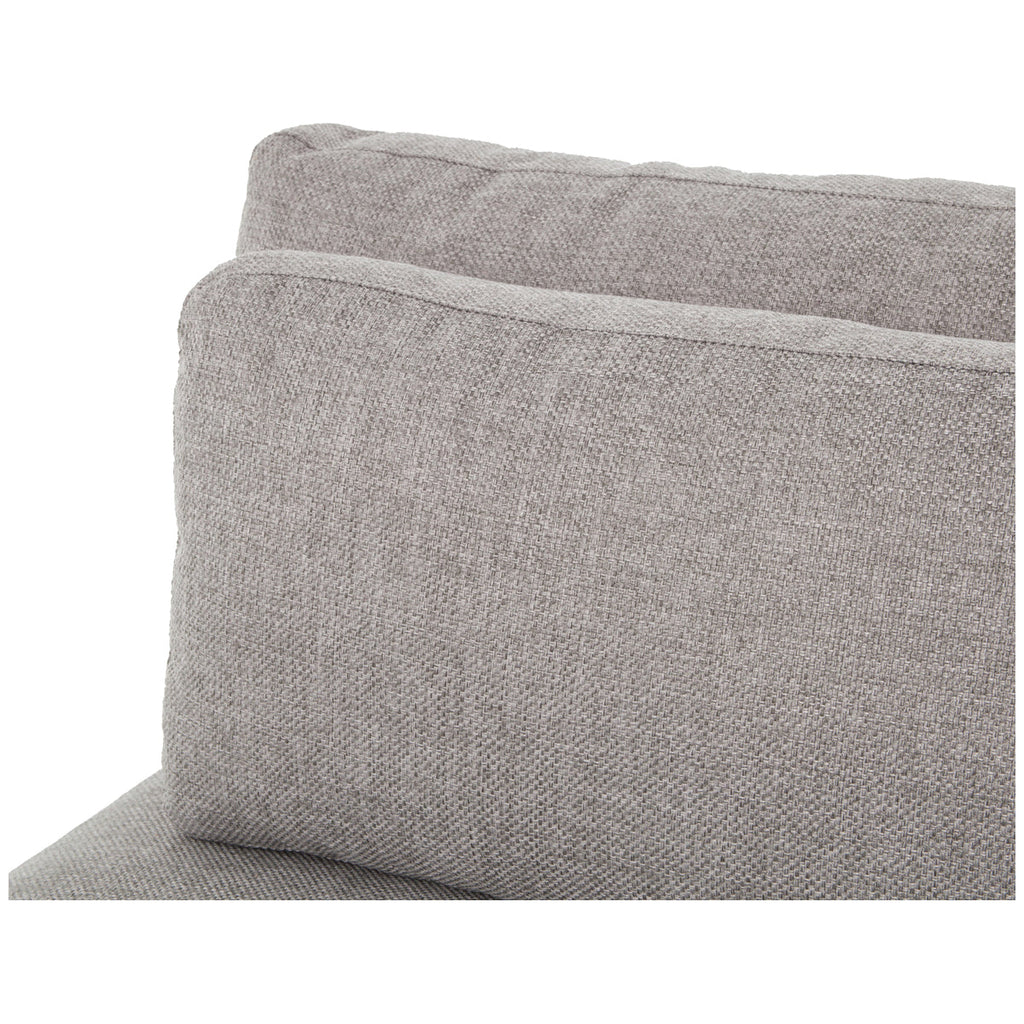 Canapé sectionnel 3 pièces avec pouf Atelier Bloor de Four Hands - Étain