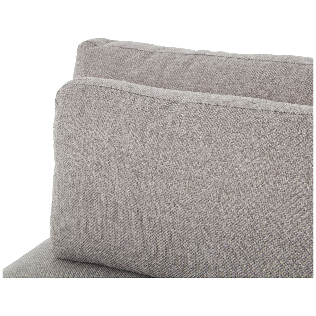 Canapé sectionnel 4 pièces avec pouf Atelier Bloor de Four Hands - Étain d'échecs