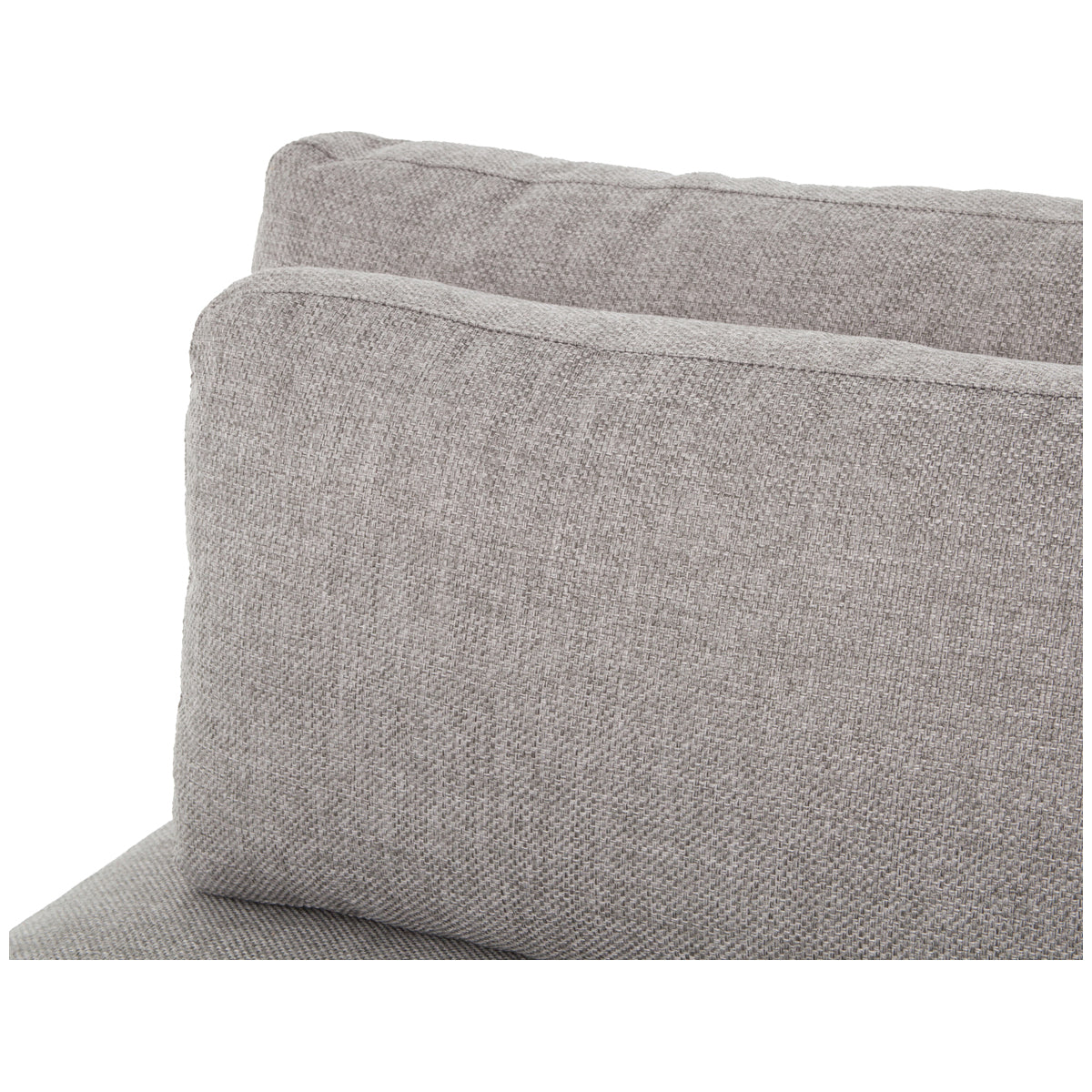 Canapé sectionnel 4 pièces avec pouf Atelier Bloor de Four Hands - Étain d'échecs