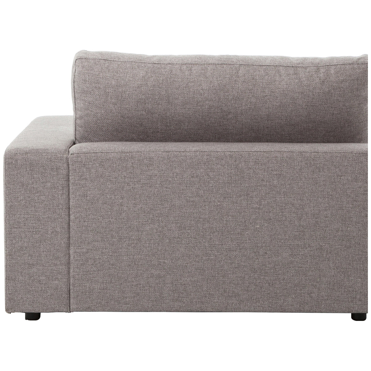 Canapé sectionnel 4 pièces avec pouf Atelier Bloor de Four Hands - Étain d'échecs