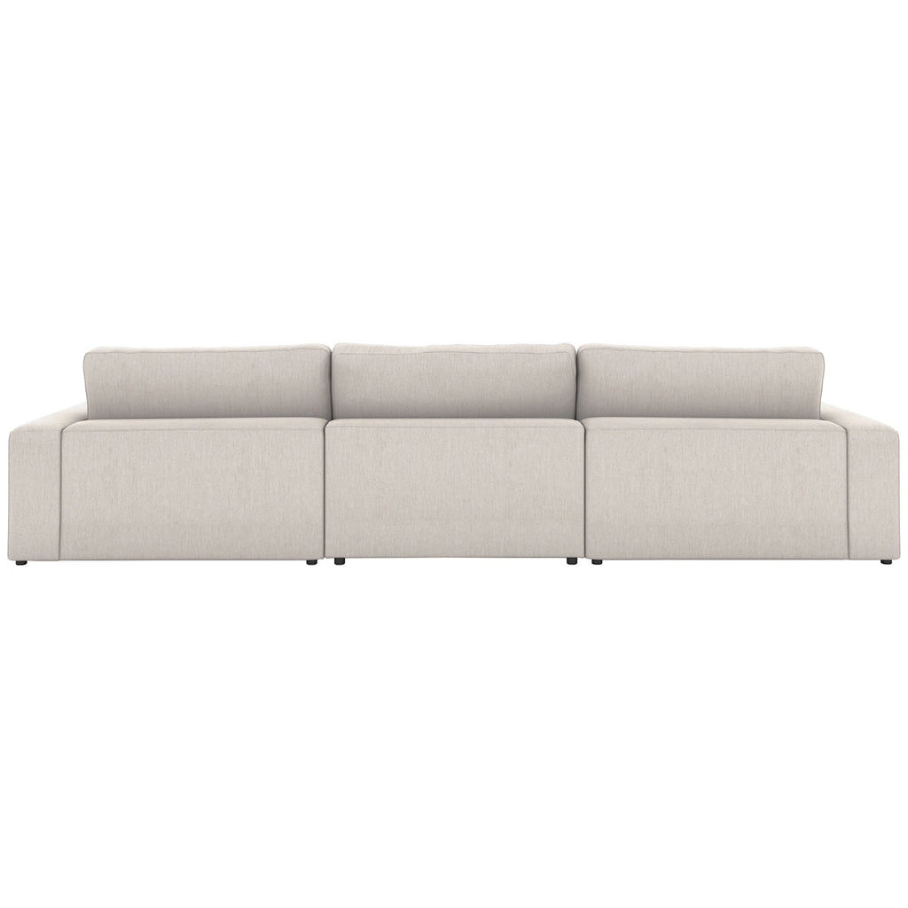 Canapé sectionnel 3 pièces avec pouf Atelier Bloor de Four Hands - Naturel