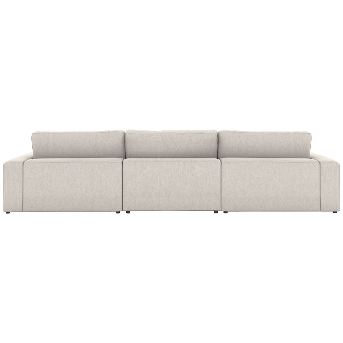 Canapé sectionnel 3 pièces avec pouf Atelier Bloor de Four Hands - Naturel