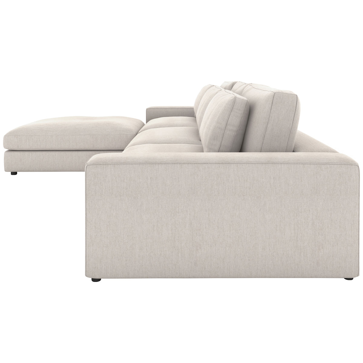 Canapé sectionnel 3 pièces avec pouf Atelier Bloor de Four Hands - Naturel