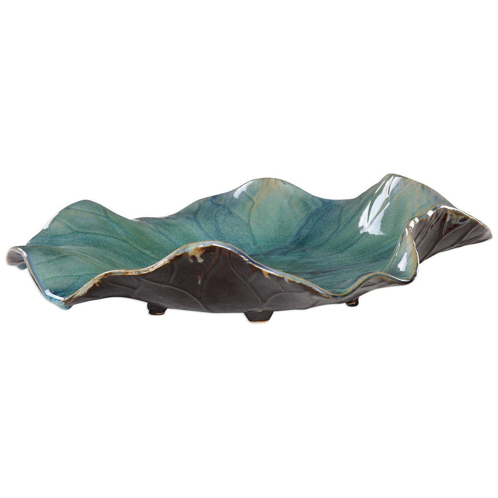 Ensemble de 3 fleurs en céramique Abella de Uttermost