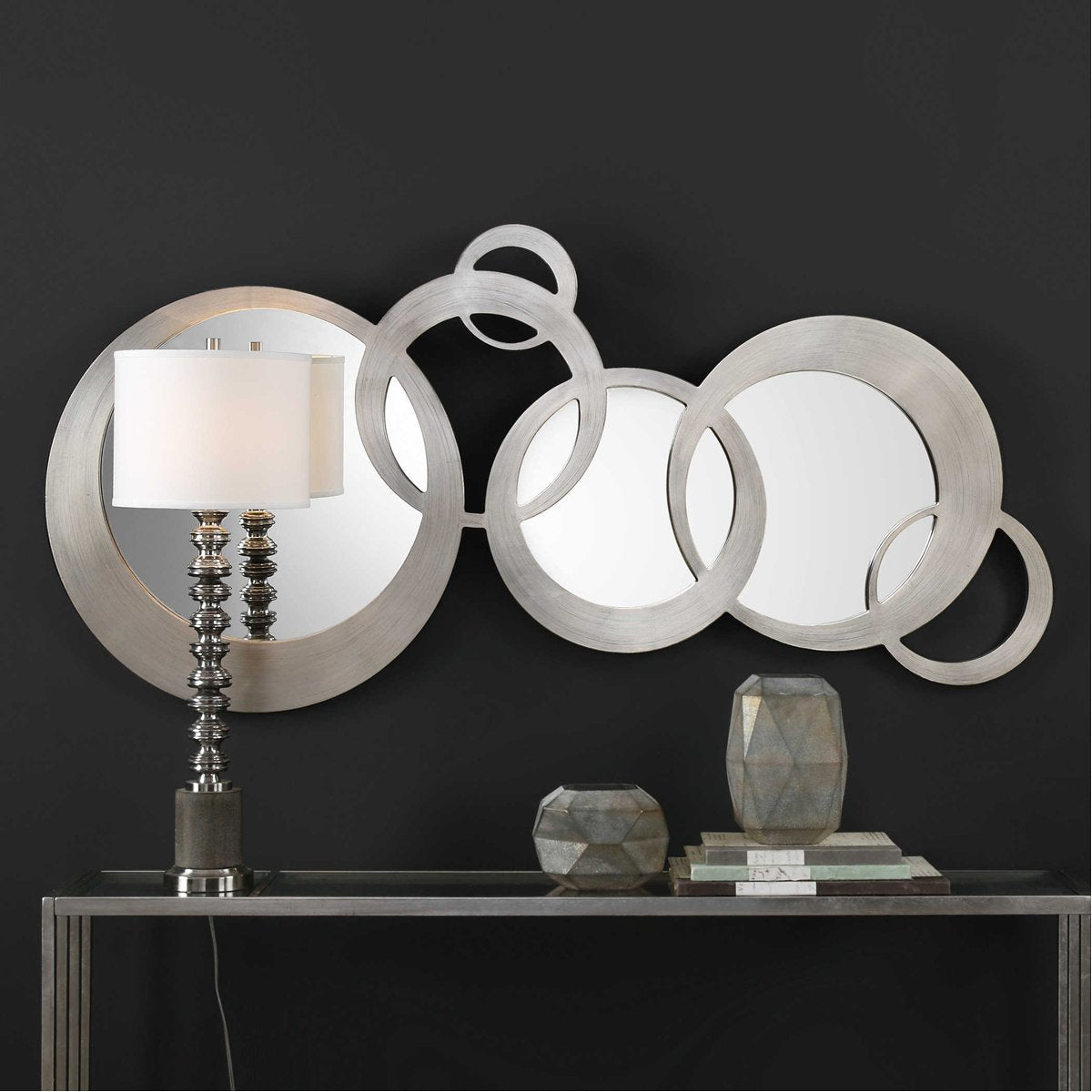 Bagues en argent Uttermost Odiana Modern Mirror