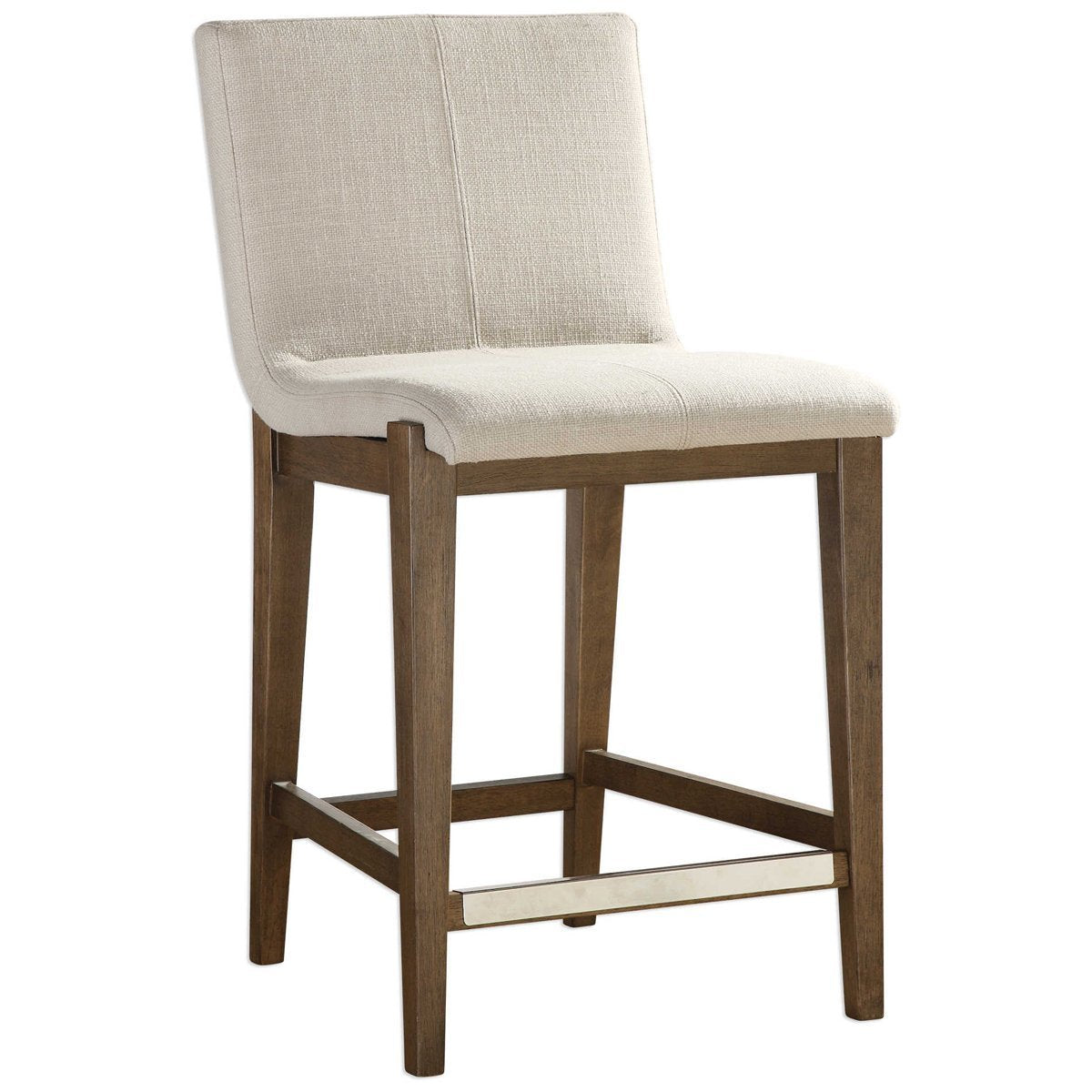 Tabouret de comptoir en lin Uttermost Klemens