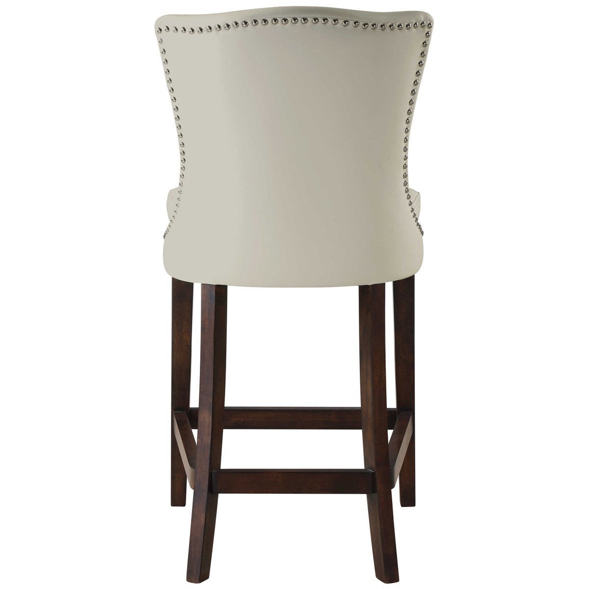 Tabouret de bar blanc Dariela de Uttermost