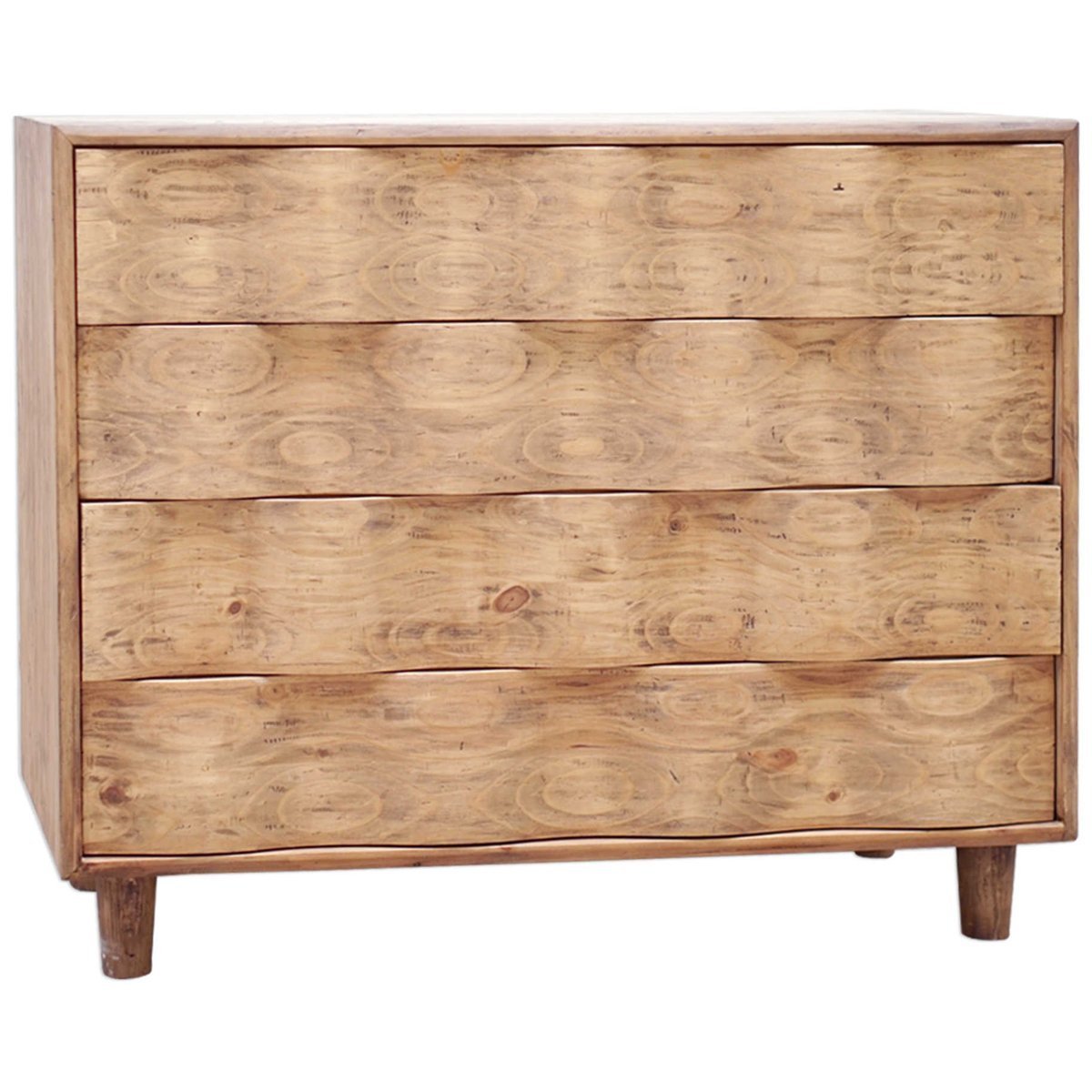 Commode d'appoint Uttermost Crawford en chêne clair