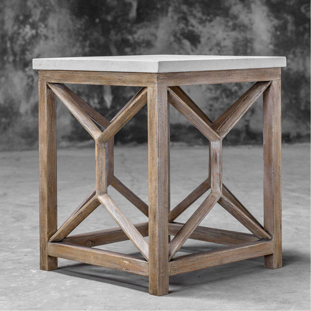 Table de bout en pierre Catali ultime