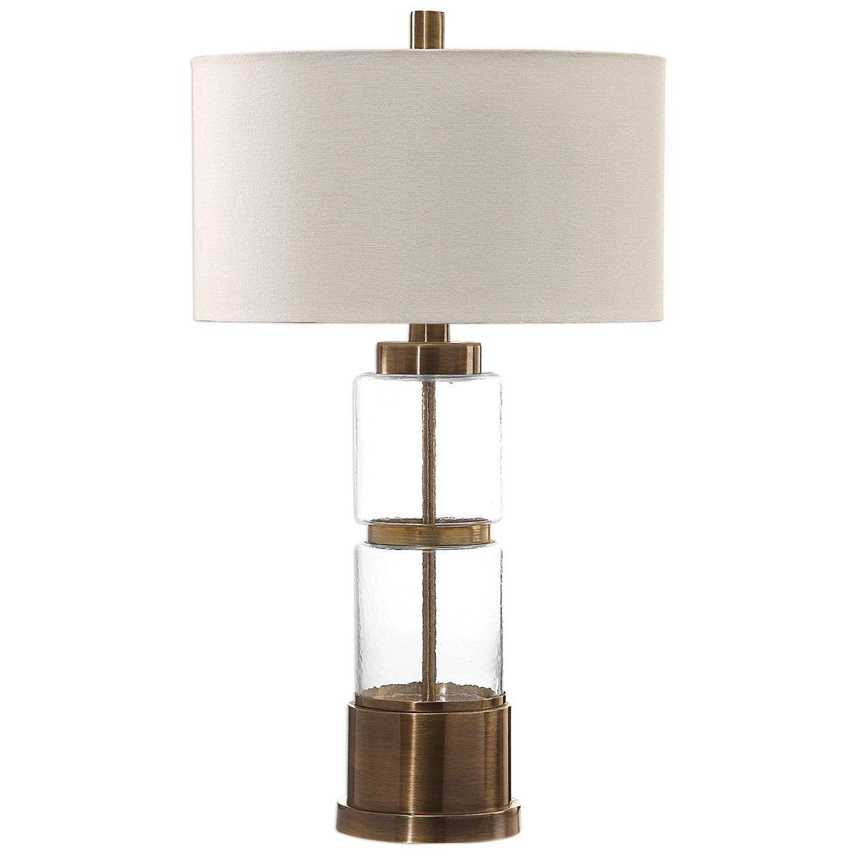 Lampe colonne en verre Vaiga de Uttermost