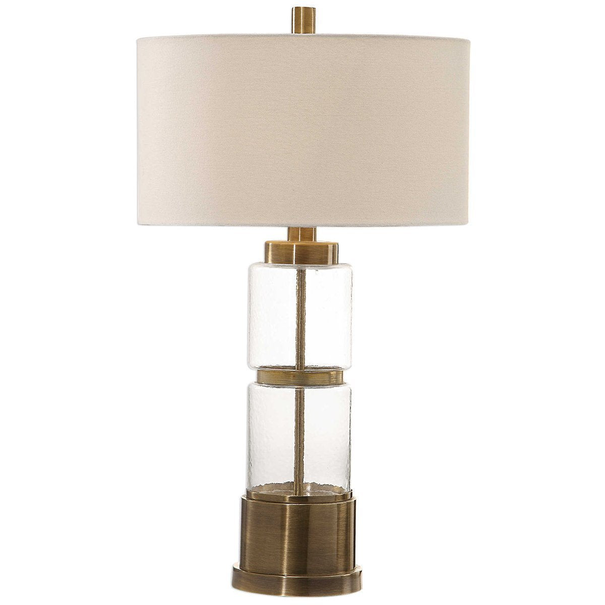 Lampe colonne en verre Vaiga de Uttermost
