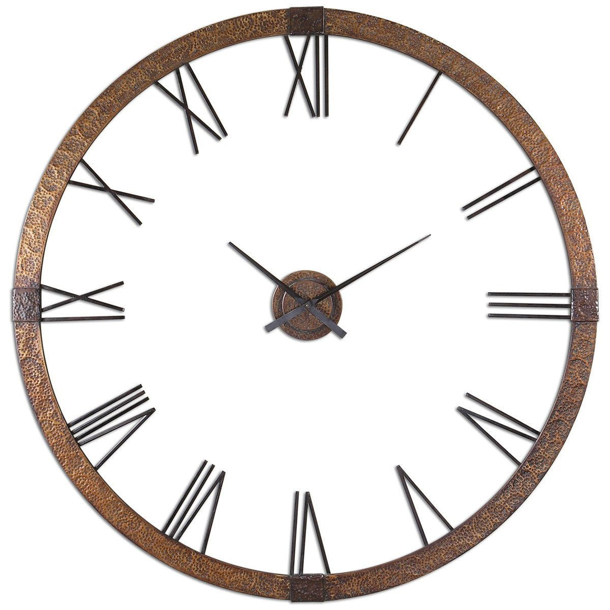 Horloge murale en cuivre Uttermost Amarion de 60 pouces