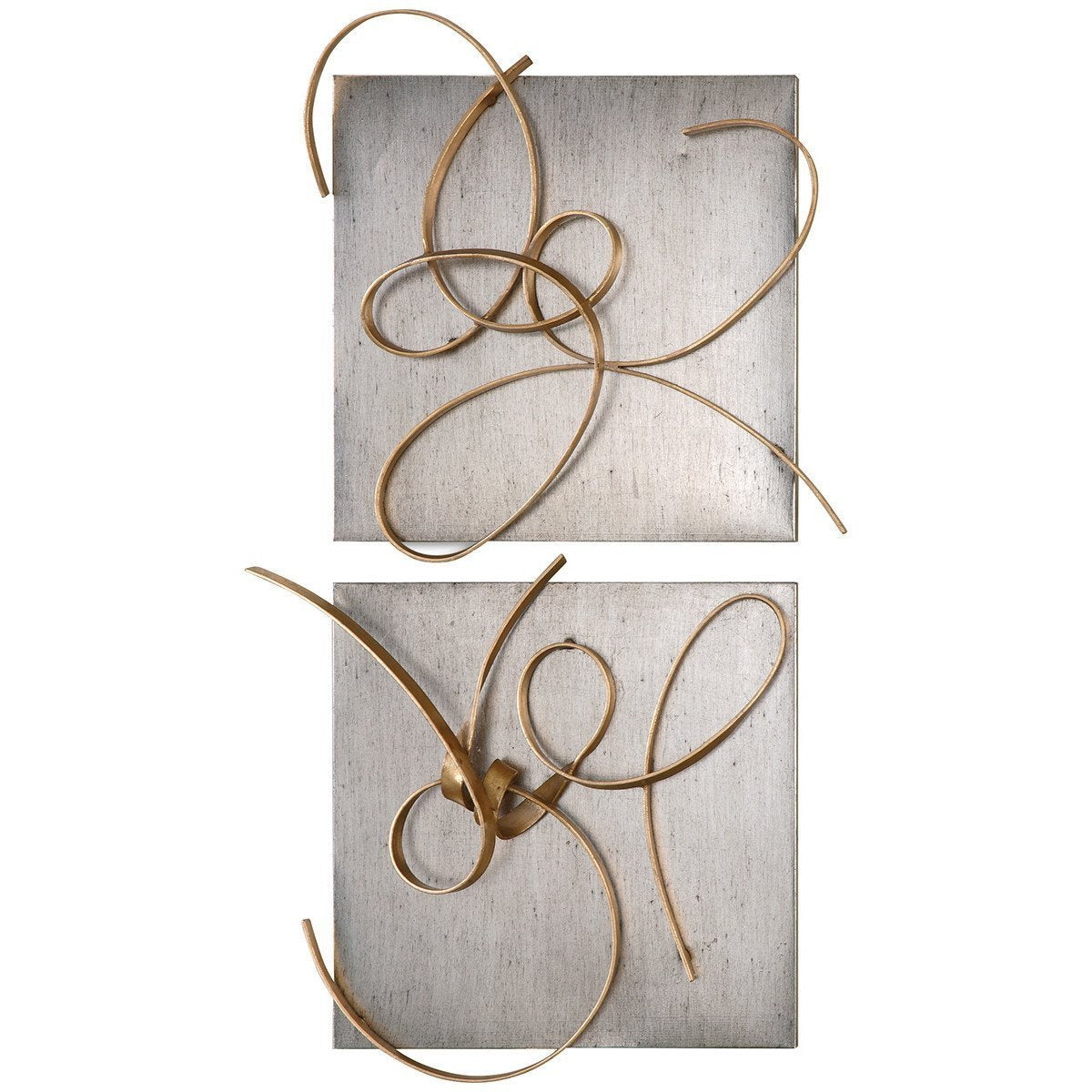 Décoration murale en métal Uttermost Harmony, lot de 2