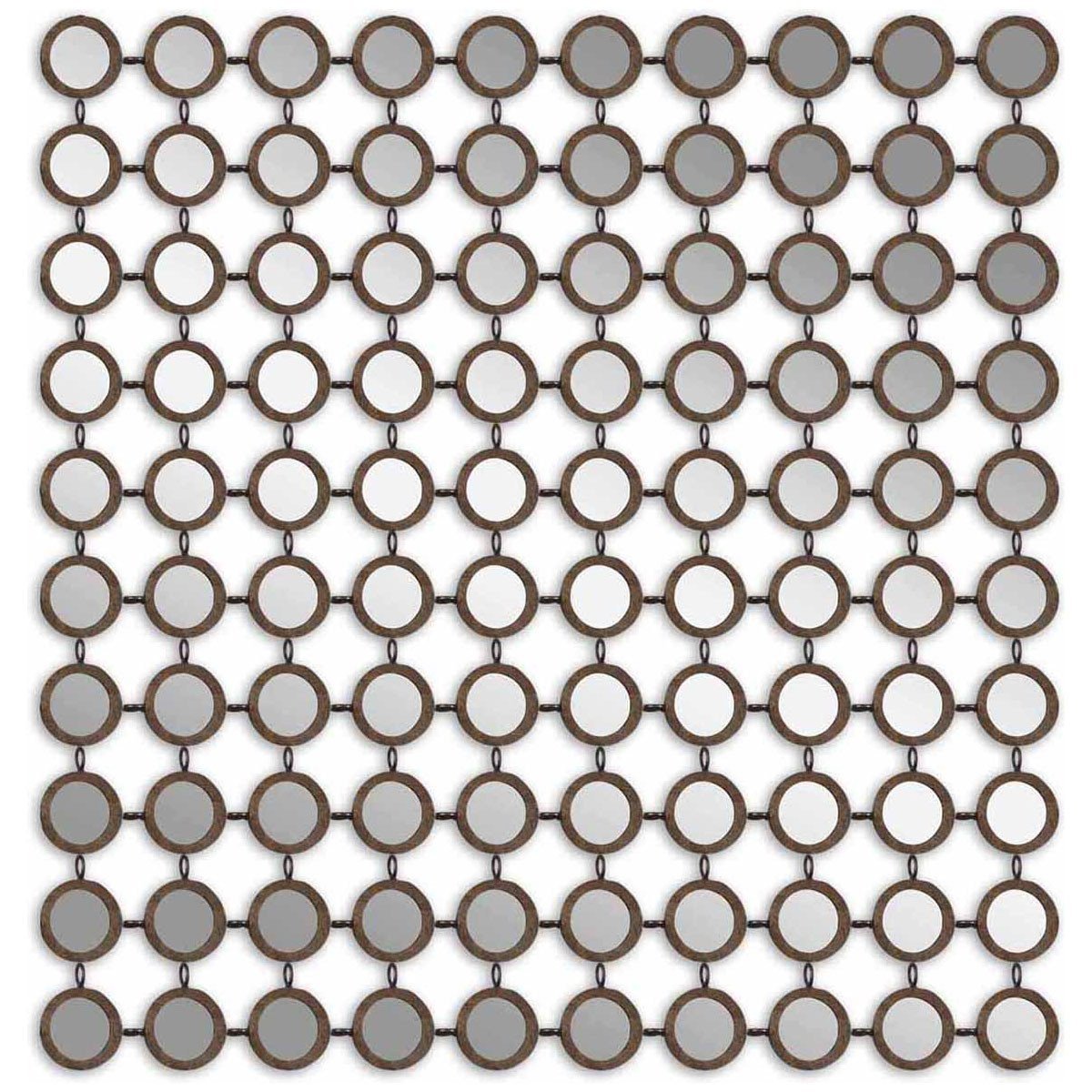 Miroir champagne en argent antique Dinuba de Uttermost
