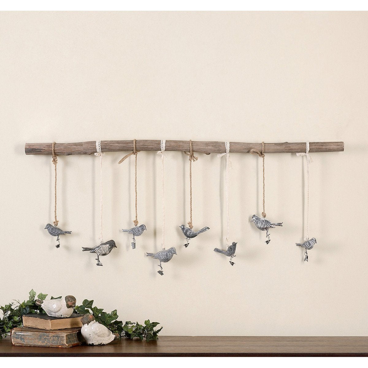 Décoration murale « Oiseaux sur une branche »