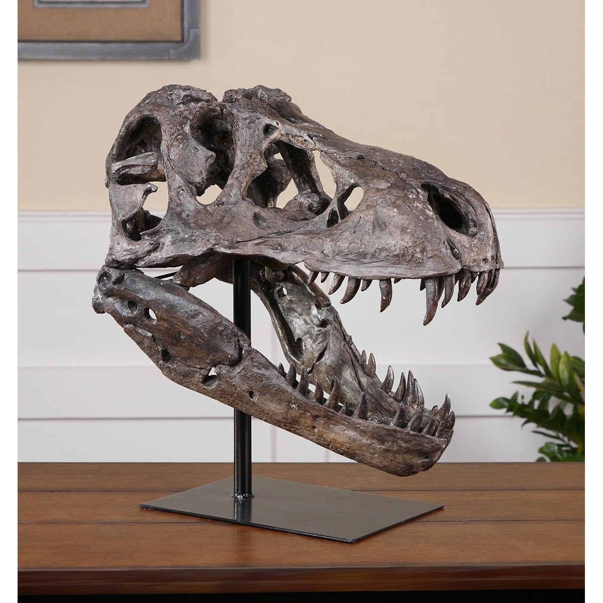 Sculpture du tyrannosaure le plus puissant