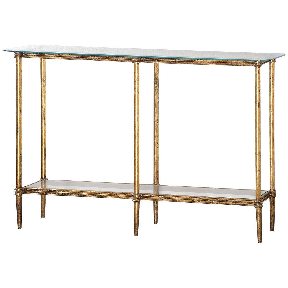 Table console en verre Elenio de Uttermost