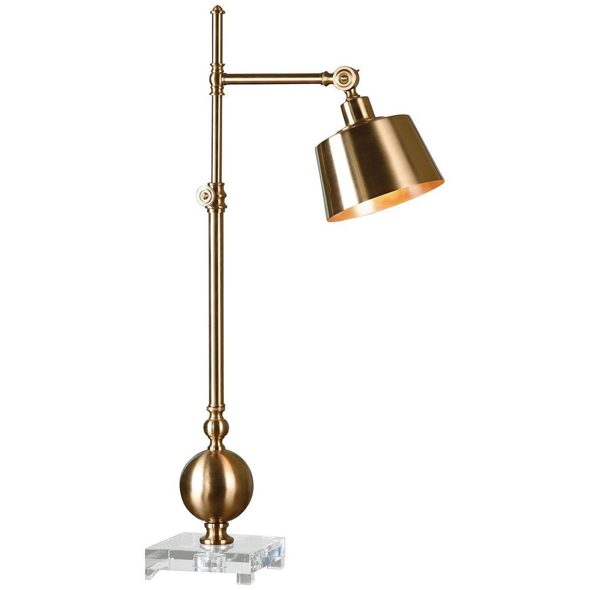 Lampe de travail en laiton brossé Uttermost Laton
