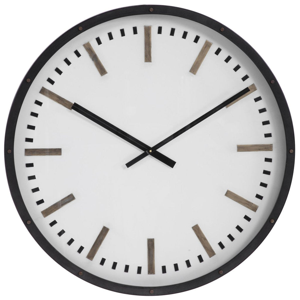Grande horloge murale Uttermost Fleming