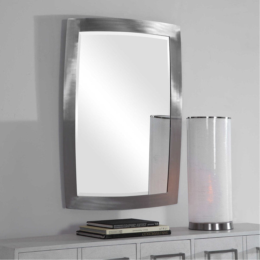 Miroir en nickel brossé Uttermost Haskill
