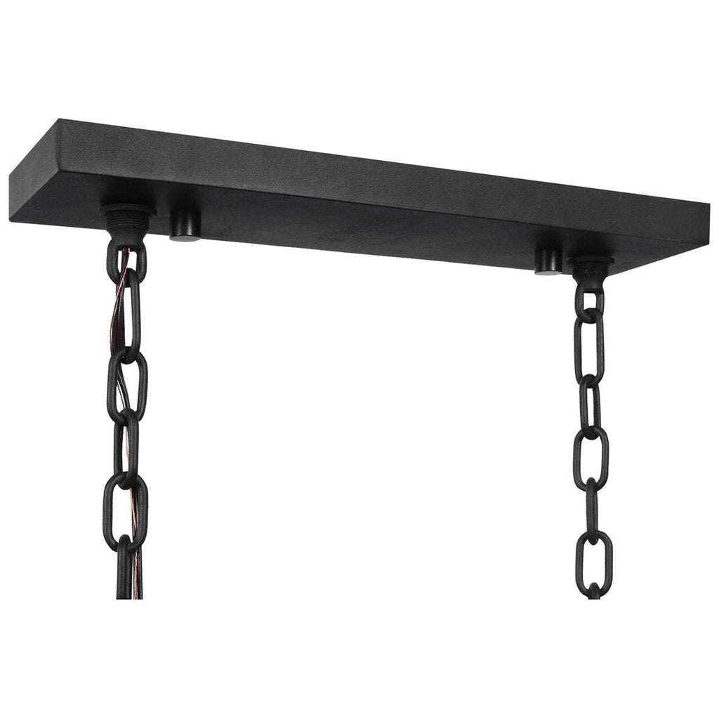 Luminaire industriel pour îlot à 6 lampes Uttermost Jarsdel