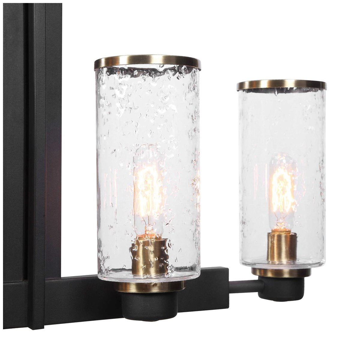 Luminaire industriel pour îlot à 6 lampes Uttermost Jarsdel