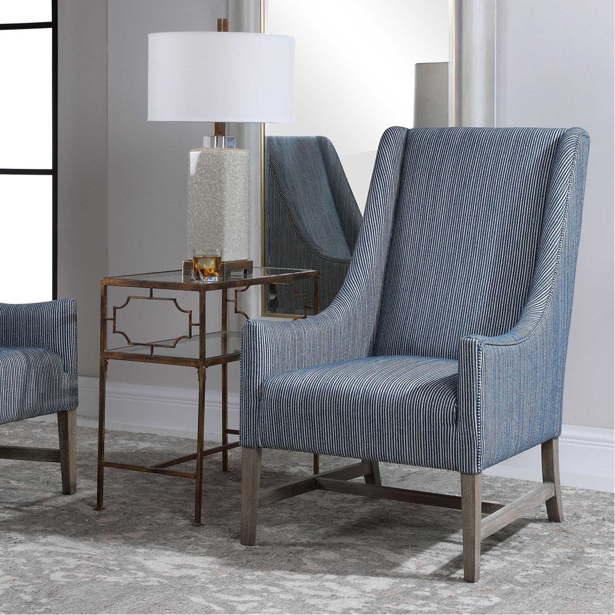 Fauteuil d'appoint à oreilles Galiot de Uttermost