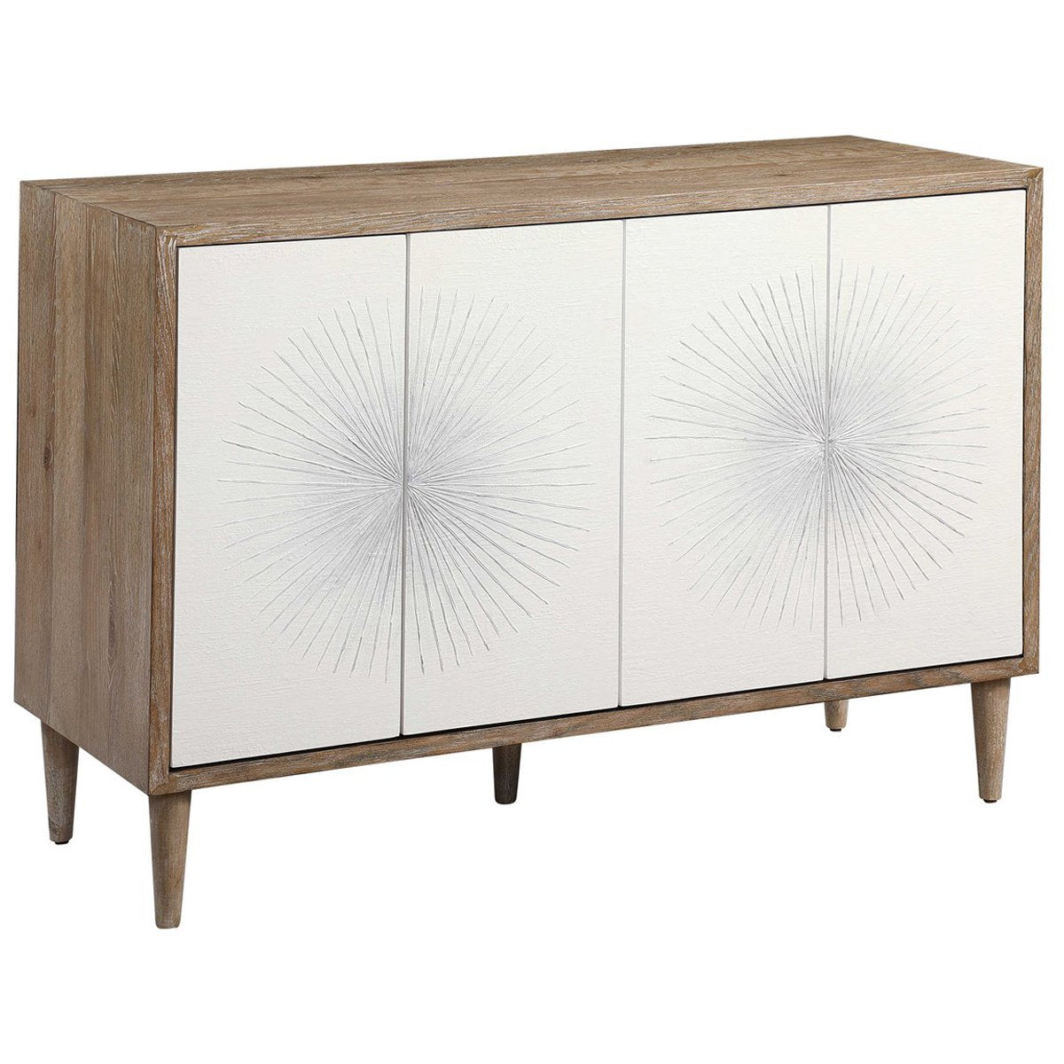 Armoire blanche à 4 portes Dani de Uttermost