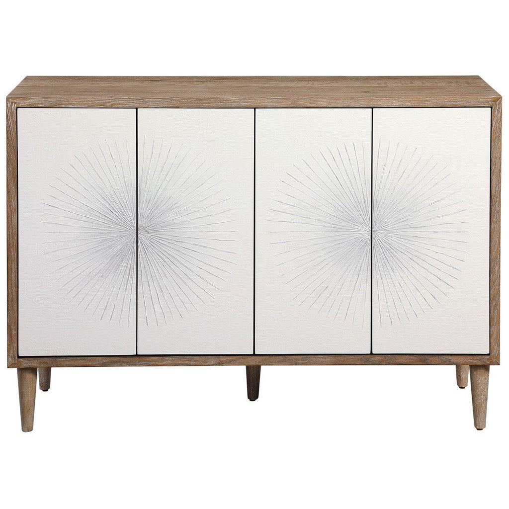 Armoire blanche à 4 portes Dani de Uttermost