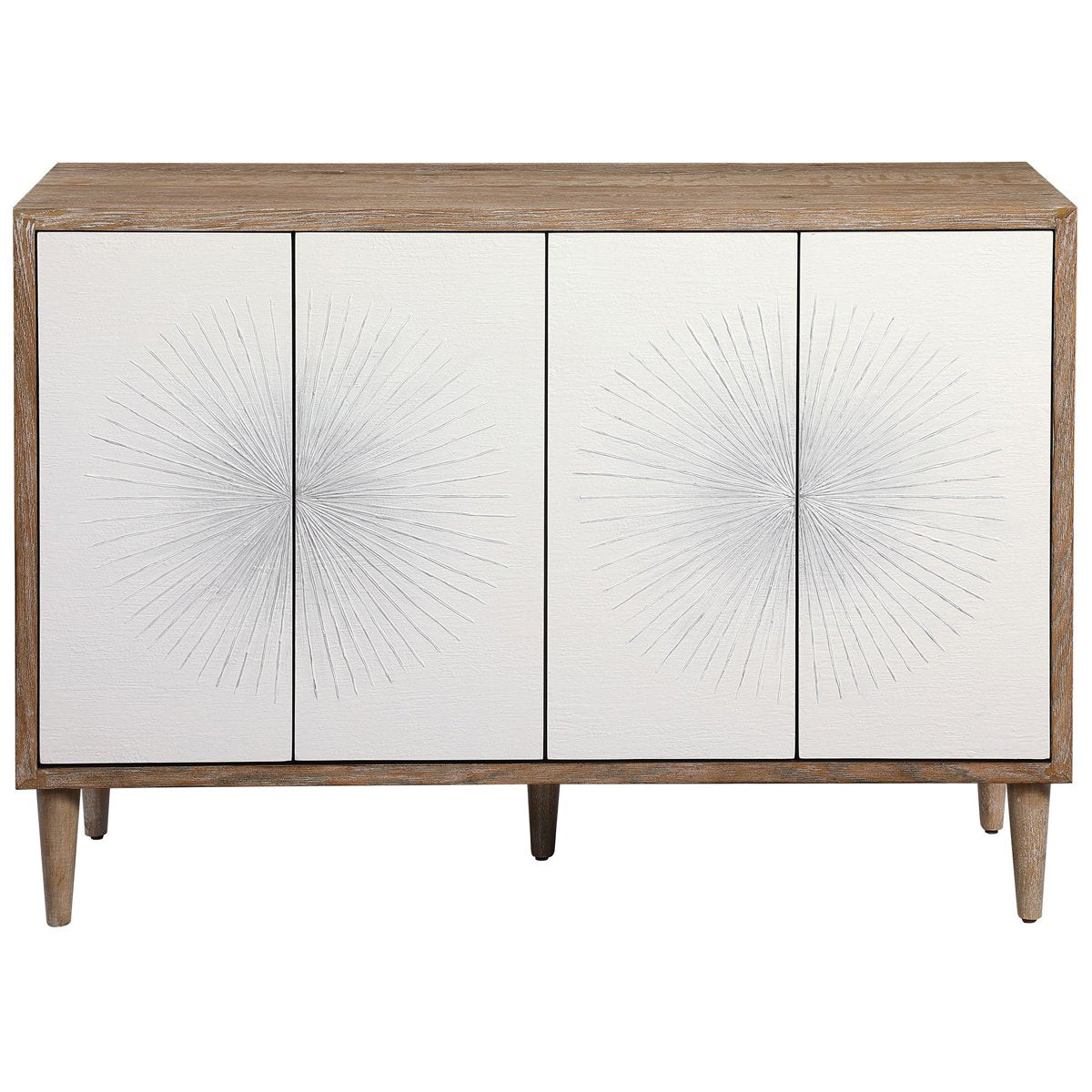 Armoire blanche à 4 portes Dani de Uttermost