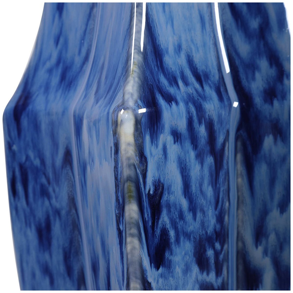 Lampe de table bleue Uttermost Everard