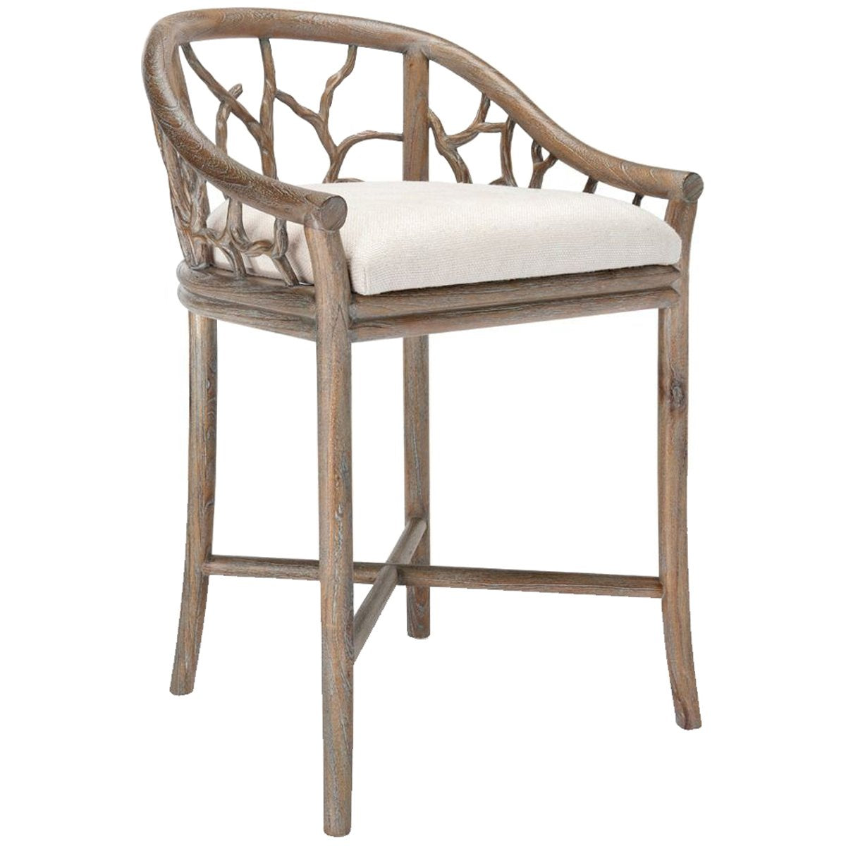 Tabouret de bar Villa &amp; House Bosco - Bois flotté